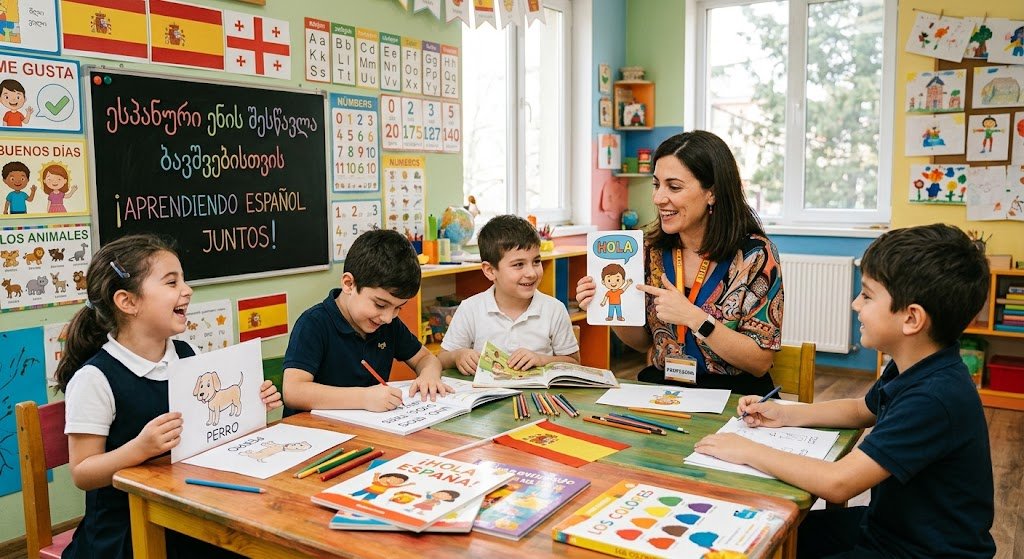 ესპანური ენის შესწავლა ბავშვებისთვის