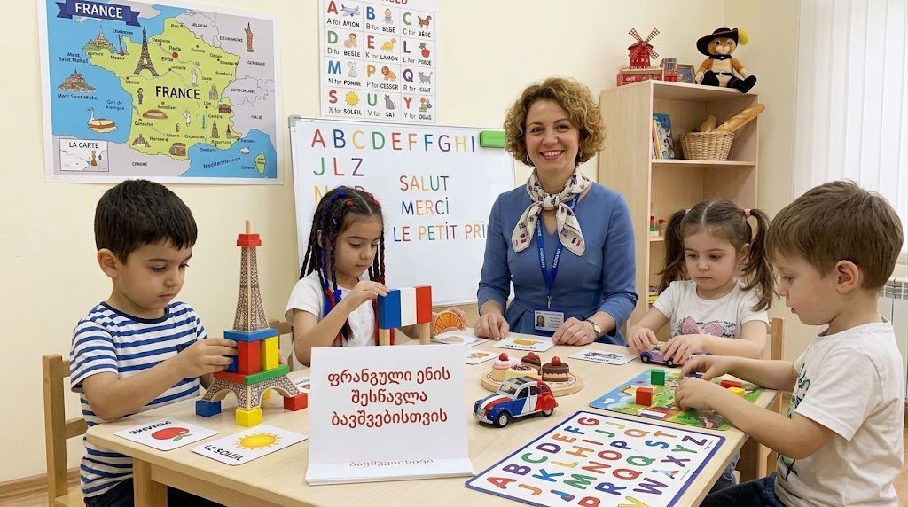 ფრანგული ენის შესწავლა ბავშვებისთვის