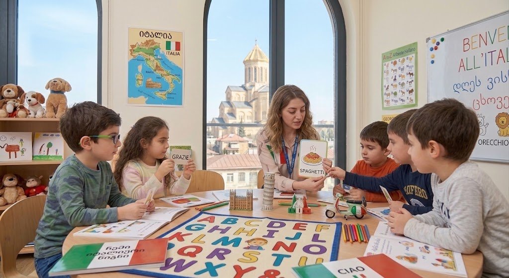 იტალიური ენის შესწავლა ბავშვებისთვის